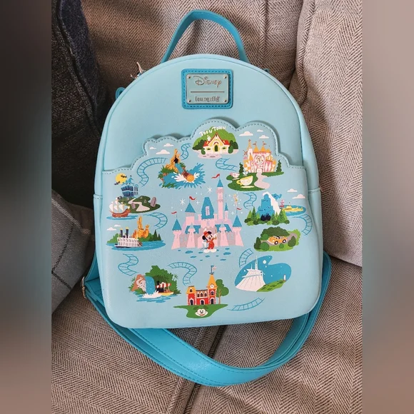 Loungefly | Bags | Blue Disneyland Park 65th Anniversary  display picture 2